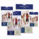 MCS Magnetic Picture Frame Set, with Two 5" x 7", Seven 4" x 6", Four 3.5" x 5" & Seven 2.5" x 3.5" Photographs