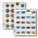 Print File Archival 35mm Slide Pages Holds Twenty 2" x 2" Mounted Transparencies, Top Loading, Pack of 25