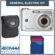 General Electric A735 Digital Camera Kit, Silver with 2GB SD Memory Card, Camera Case,
