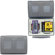 Gepe Slim Card Safe for 2 Memory Cards (CF, SC, SM, MS, MMC) Polyethylene, Onyx