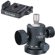 Giottos MH-1001 Pro Medium Ball Head with Independent Panning Lock and Built-in MH652 Quick Release - Supports 11 lbs