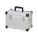 Hakuba AS-L Large Aluminum Case with Padded Divider Interior, 13.75" x 8.75" x 7" Inner Dimensions.