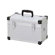Hakuba AS-M, Medium Aluminum Case with Padded Divider Interior, 12.25" x 8.25" x 6" Inner Dimensions.