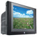 Haier HTF201 20" Flat Screen CRT Television with 4:3 Aspect Ratio, Built-In ATSC / NTSC-QAM Tuner