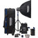 Hensel Porty Premium Plus 1200 Watt Second Battery Operated, Radio Slave Strobe Kit with One Head.