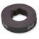 Hosa 5 Piece Pack of 18" Hook & Loop Plain Black Cable Wraps with Cable Gap