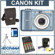 Canon Powershot A1100 IS Digital Camera Kit, Blue with 4 GB SD Memory Card, Camera Bag, Table Top Tripod, 4 AA Nickel Metal Hydride (Ni MH) 2900 mAH Rechargeable Batteries with 4-Hour AA & AAA Quick Charger, 110/220 volt. Professional Lens Cleaning Kit
