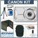 Canon PowerShot A480 Digital Camera Kit, Silver with 2 GB SD Memory Card, Deluxe Carry Case, Mini Table Top Tripod, Neck Strap, Memory Card Wallet, Screen Protecters for LCD Screen, Cleaning Fluid with Cloth