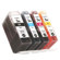 Canon BCI-3e Multi Pack of 4-Color Ink Tanks for Many BJC, S & Multipass Series Inkjet Printers.