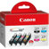 Canon CLI-221CL Combo 4-Pack of Black, Cyan, Magenta, and Yellow Ink Tanksfor Pixma SFP1, SFP2, PMFP1 & PMFP3 Inkjet Printers