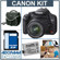 Canon Digital Rebel XSi SLR Camera/ Lens Kit Black with EF-S 18-55mm f/3.5-5.6 IS Lens, 4 GB SD Memory Card, Spare LP-E5 Lithium-Ion Rechargeable Battery, Slinger Camera Bag, Professor Kobre's Lightscoop