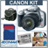 Canon Digital Rebel XSi SLR Camera/ Lens Kit Chrome with EF-S 18-55mm f/3.5-5.6 IS Lens, 4 GB SD Memory Card, Spare LP-E5 Lithium-Ion Rechargeable Battery, Camera Case Slinger Camera Bag, Professor Kobre's Lightscoop