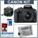 Canon EOS Rebel XS Digital SLR Camera / Lens Kit Black with EF-S 18-55mm f/3.5-5.6 IS Lens, 4 GB SD Memory Card, Spare LP-E5 Lithium-Ion Rechargeable Battery, Slinger Camera Bag