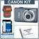 Canon Powershot SD1200 IS Digital Elph Camera Kit, Dark Gray with 4GB SD Memory Card, Camera Case, Spare NB-6L Type Lithium-ion Battery