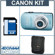 Canon PowerShot SD960 IS Compact Digital ELPH Camera Kit, Blue with 4GB SD Memory Card, Camera Case