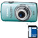 Canon PowerShot SD980 IS Compact Digital ELPH Camera Kit,- Blue - with 4GB SD Memory Card, Camera Case