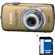 Canon PowerShot SD980 IS Compact Digital ELPH Camera Kit,- Gold - with 4GB SD Memory Card, Camera Case