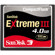 SanDisk 4 GB Extreme III Compact Flash Memory Card.
