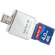 SanDisk 4 GB Secure Digital High Capacity (SDHC) Memory Card with MicroMate Reader
