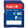 SanDisk 8 GB Secure Digital High Capacity (SDHC) Memory Card