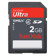 SanDisk 2 GB Ultra II Secure Digital Memory Card.
