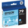 Epson #79 Light Cyan Ink Cartridge for the Stylus Wide Format 1400 Photo Printer
