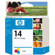 Hewlett Packard - HP 14D Tri-Color Ink Cartridge for the 610 Digital Copier, CP1160 Inkjet, OfficeJet D125, D125xi, D135, D135xi, D145, D155, D155xi, & 7100 Series Printers, 23ml.