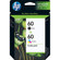 Hewlett Packard - HP #60 Combo-Pack Black / Tri-Color Inkjet Cartridges for Assorted HP Pinters - Yield: Black: 200 Pages/ Color: 165 Pages