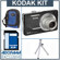 Kodak EasyShare M380 Digital Camera Kit,- Black - with 4 GB SD Memory Card, Camera Case, Table Top Tripod