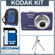 Kodak EasyShare M380 Digital Camera Kit,- Purple - with 4 GB SD Memory Card, Camera Case, Table Top Tripod
