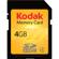 Kodak 4 GB Secure Digital High Capacity (SDHC) Memory Card.