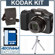 Kodak EasyShare Z915 Zoom Digital Camera Kit, - Black - with 4 GB SD Memory Card, Camera Case, Table Top Tripod,