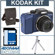Kodak EasyShare Z915 Zoom Digital Camera Kit, - Blue - with 4 GB SD Memory Card, Camera Case, Table Top Tripod,