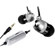 iLuv i353 Aluminum In-Ear Stereo Earphones with In-line Volume Control, Silver