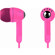 iLuv i301 Lightweight In-Ear Earphone with Built-In Volume Control, for the iPod, Pink