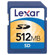 Lexar 512mb Secure Digital (SD) Memory Card.