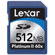 Lexar 512mb 60x Platinum II Series, Secure Digital (SD) Memory Card