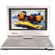 Impecca DVP-925 Portable DVD Player with 9" 16:9 Swiveling TFT LCD Screen, Built in Speakers, USB Port, Silver & Black
