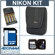 Accessory Kit for Nikon Coolpix L Series & S4 & other Digital Cameras