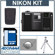 Nikon Coolpix S1000PJ 12.21 Megapixel Digital Camera Kit,- Black - with 4GB SD Memory Card, Camera Case, 2 Year Extended Service Coverage, Table Top Tripod,