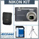 Nikon Coolpix S610C Wi-Fi Digital Camera Kit,- Midnight Black - Refurbished - by Nikon U.S.A. with 4GB SD Memory Card, Camera Case,Table Top Tripod,