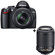 Nikon D3000 DX-Format 10.2 Megapixel Digital SLR, 2 Lens Kit with 18-55mm f/3.5-5.6G AF-S DX VR Lens & 55mm - 200mm f/4-5.6G ED-IF AF-S DX VR Lens - USA Warranty