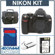 Nikon D60 Black Gold Special Edition Digital SLR Camera Body Kit, with 8 GB SD Memory Card, Spare EN-EL9 Lithium-Ion Rechargeable Battery, Camera System Bag, USB 2.0 SD Card Reader