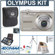 Olympus FE-280 Digital SILVER Camera Kit, with 2 GB xD Picture Memory Card, Camera Bag, Table Top Tripod , EZ Digital Photography Guide Card, Spare LI- 42B Lithium-Ion Rechargeable Battery, Slinger Digital Memory Case(4), Professional Lens Cleaning Kit