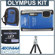 Olympus Stylus Tough 6000 Digital Camera Kit, Blue with 2 GB xD Picture Memory Card, Camera Case, Table Top Tripod,