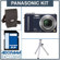 Panasonic Lumix DMC-ZS3A 10.1 Megapixel Digital Camera Blue with 4 GB SD Memory Card, Camera Case, Table Top Tripod