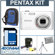Pentax Optio P80 Digital Camera Kit, - Pearl - with 4GB SD Memory Card, Spare DLI-88- Type Lithium-Ion Rechargeable Battery, Camera Case, Professional Lens Cleaning Kit, Table Top Tripod