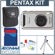 Pentax Optio W60 Digital Waterproof Camera Kit, Silver with 2 GB SD Memory Card, Table Top Tripod, Camera Case, Professional Lens Cleaning Kit