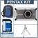 Pentax Optio W80 12.1 MP, Waterproof Digital Camera kit,- Gunmetal - with 4 GB SD Memory Card, Camera Case, Table Top Tripod,