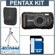 Pentax Optio W90 Digital Camera Kit - Black - with 4GB SD Memory Card, Camera Case, Table Top Tripod